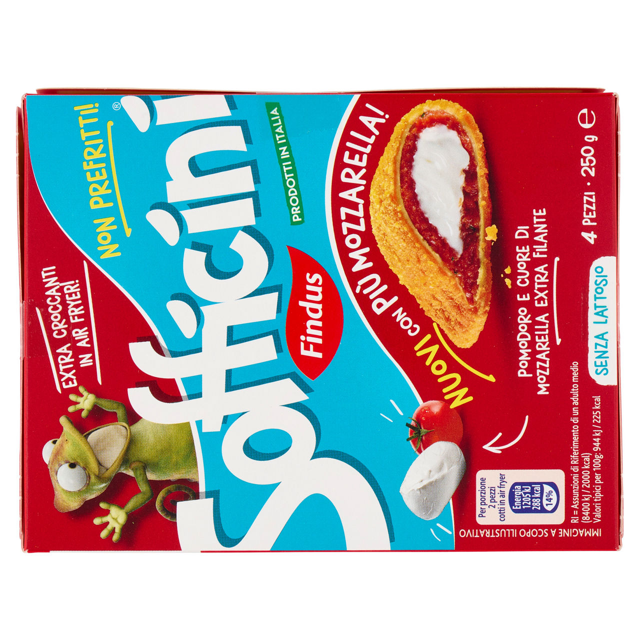 Sofficini al pomodoro con cuore di mozzarella extra filante senza lattosio 4 pz 250 gr - Immagine 31