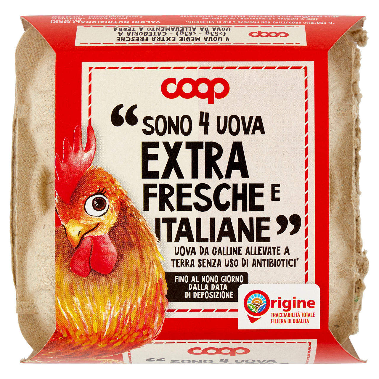 Uova medie extra fresche da allevamento a terra senza uso di antibiotici 4 pz - Immagine 11