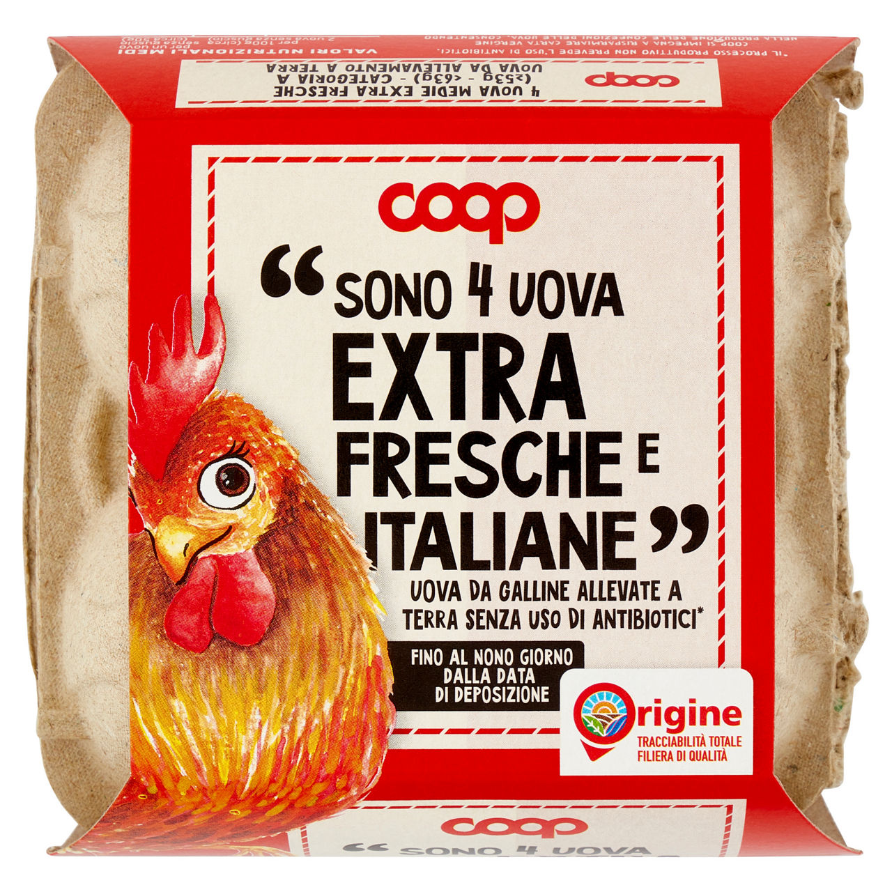 Uova medie extra fresche da allevamento a terra senza uso di antibiotici 4 pz - Immagine 21