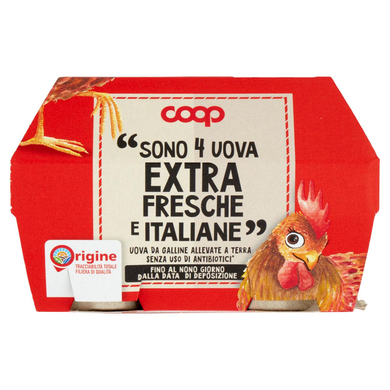 Uova medie extra fresche da allevamento a terra senza uso di antibiotici 4 pz - Immagine 41