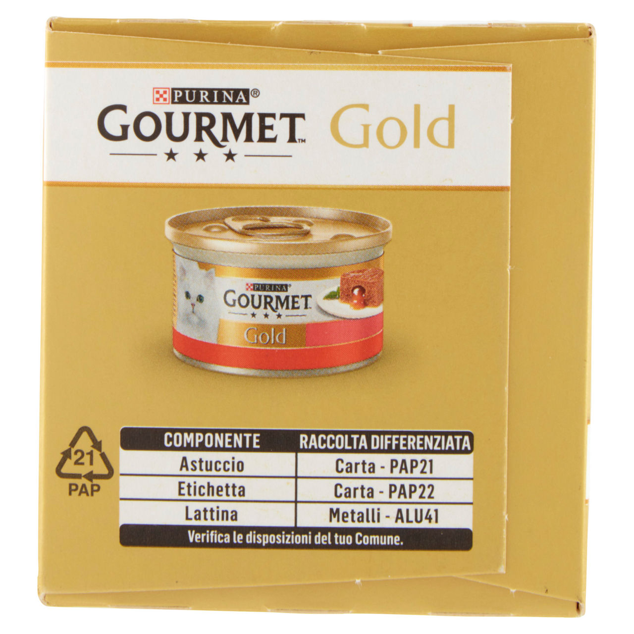 Umido gatto gourmet gold cuore morbido manzo & pollo g85x4 - Immagine 51