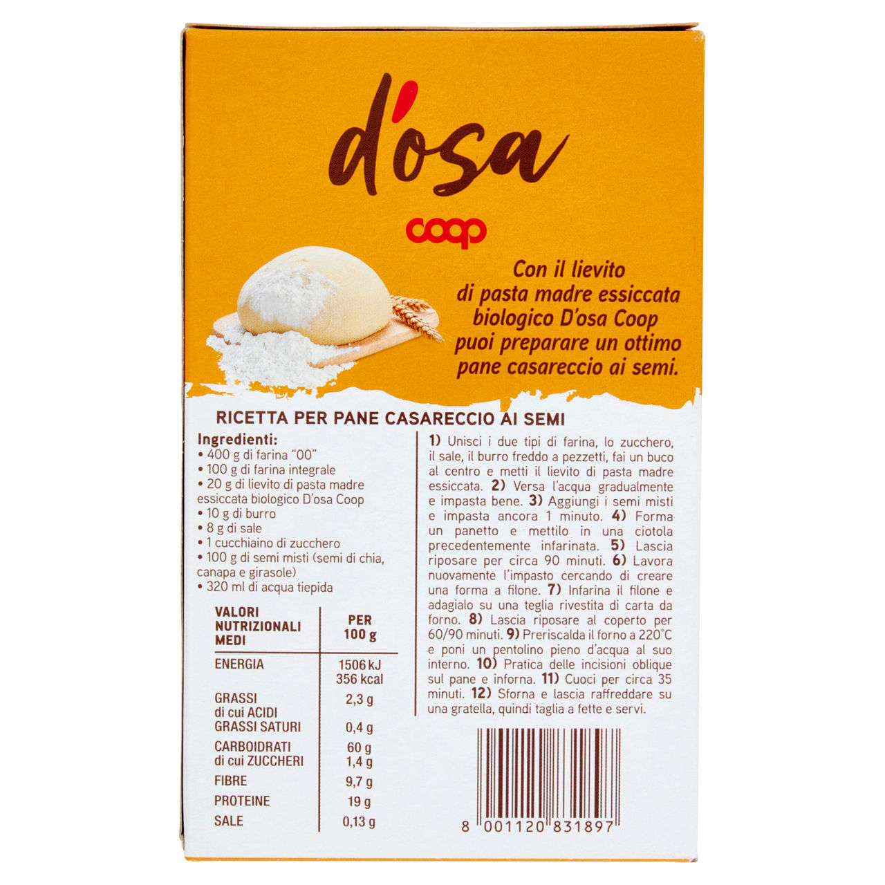 Lievito di pasta madre bio 3 pz 60 gr - Immagine 61