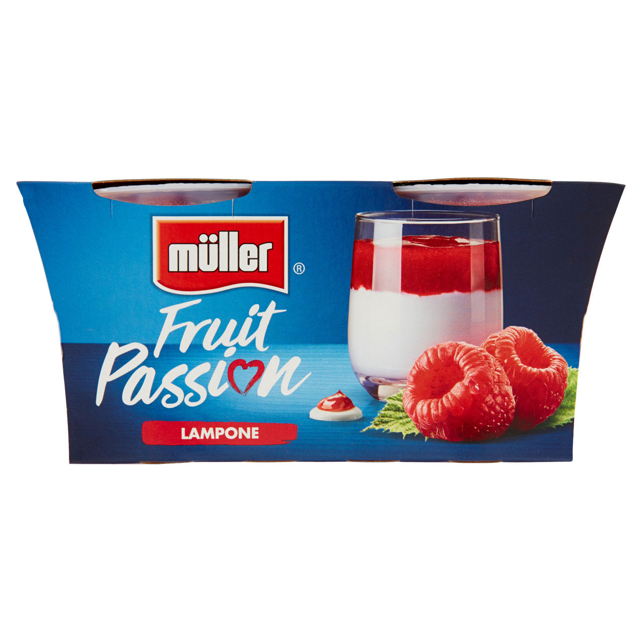 Yogurt fruit passion al lampone 2 pz da 125 gr - Immagine 01