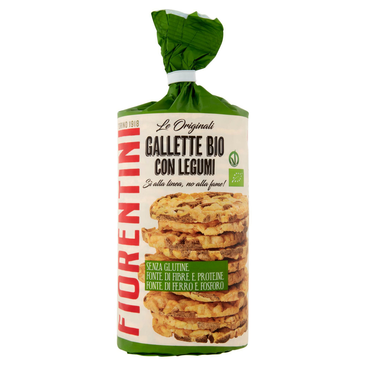 Gallette di mais con legumi senza glutine bio 120 gr - Immagine 01