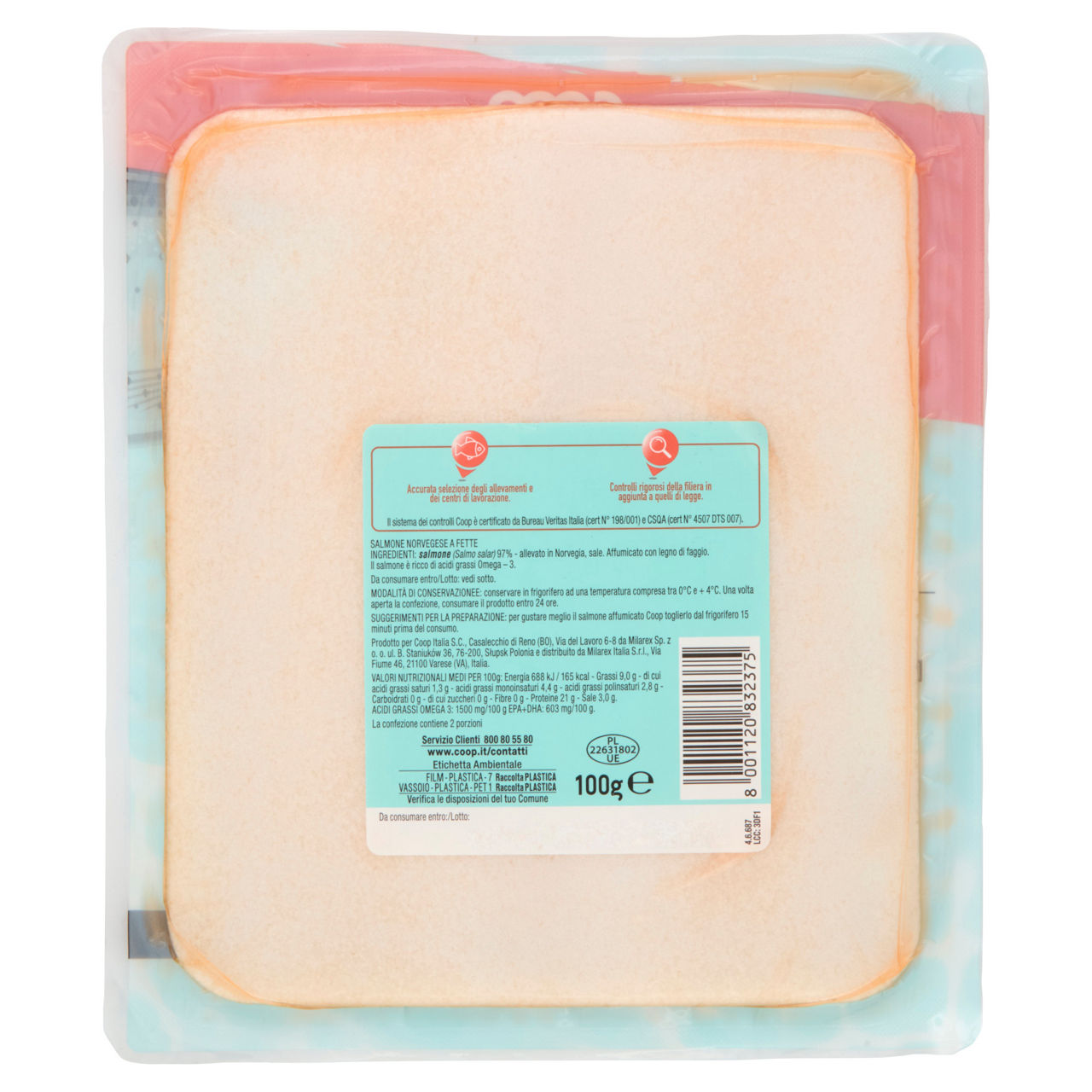 Salmone Norvegese affumicato 100 gr - Immagine 21