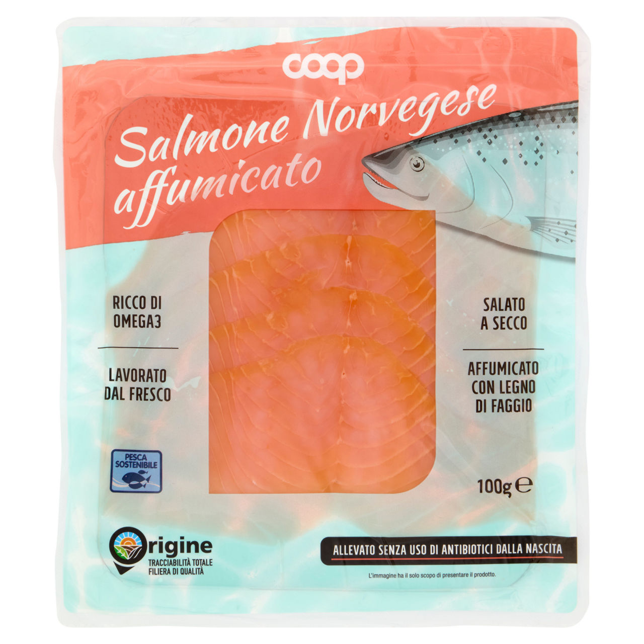 Salmone Norvegese affumicato 100 gr - Immagine 11