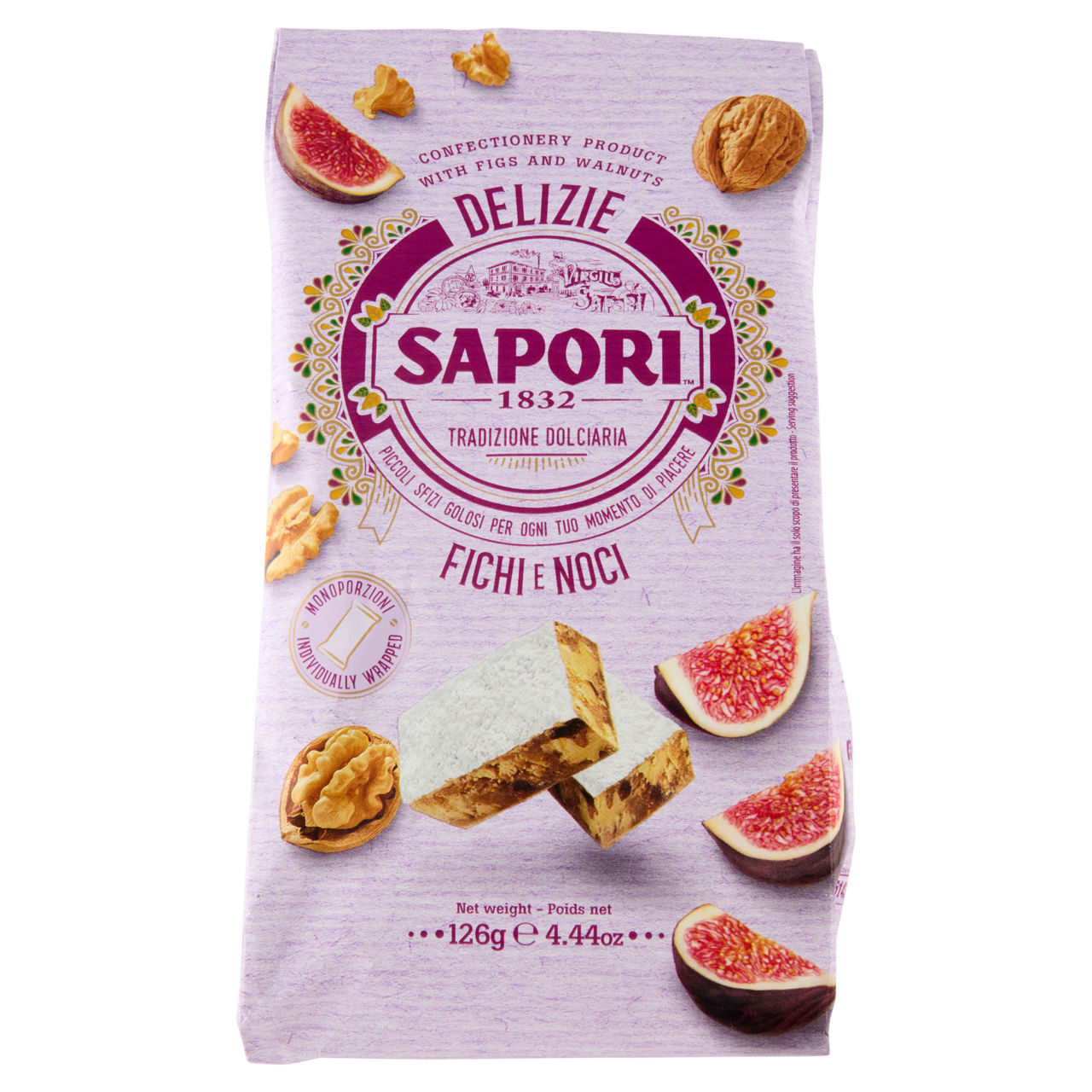 Sapori delizie toscane fichi e noci 126 g