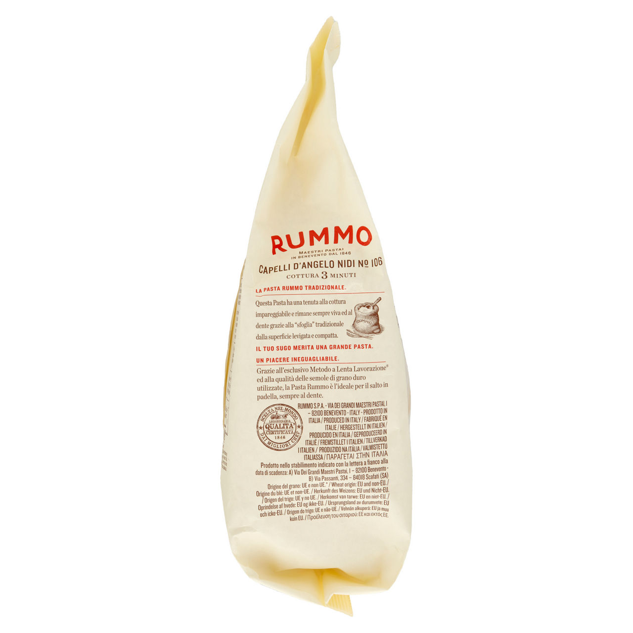 Capelli d'angelo nidi n° 106 rummo lenta lavorazione vassoio g 500 - Immagine 31