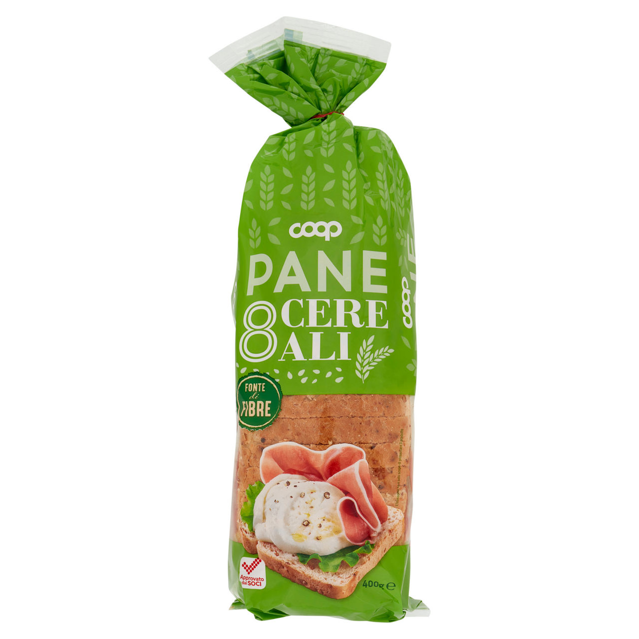 Pane 8 cereali a fette 400 gr - Immagine 01