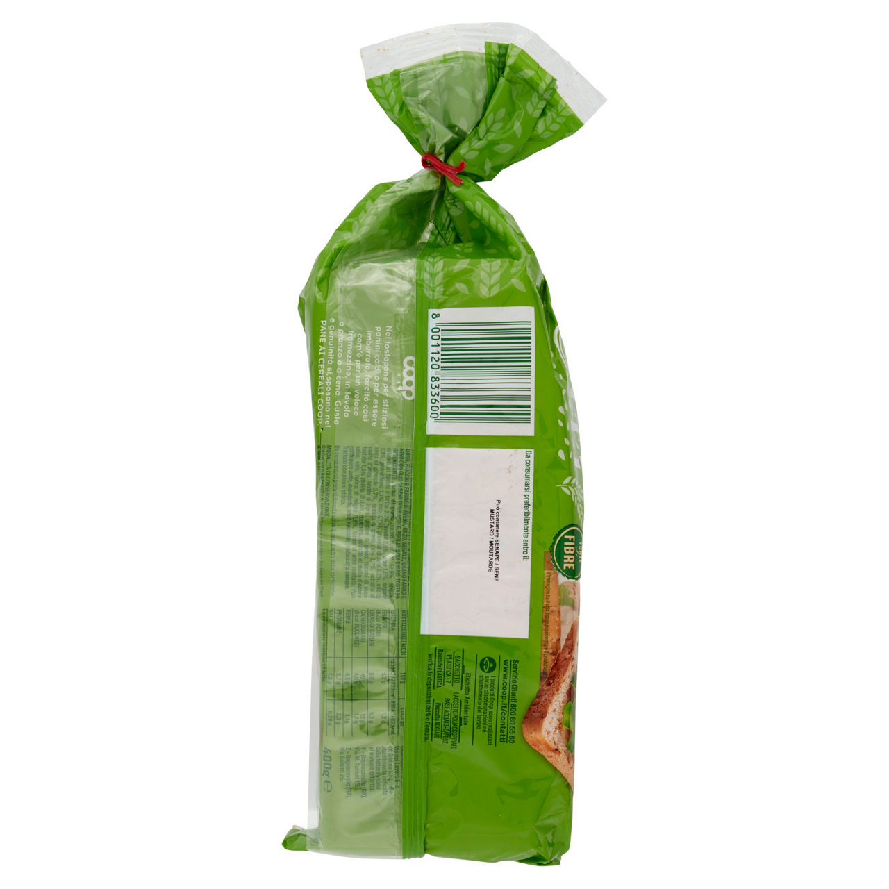 Pane 8 cereali a fette 400 gr - Immagine 91