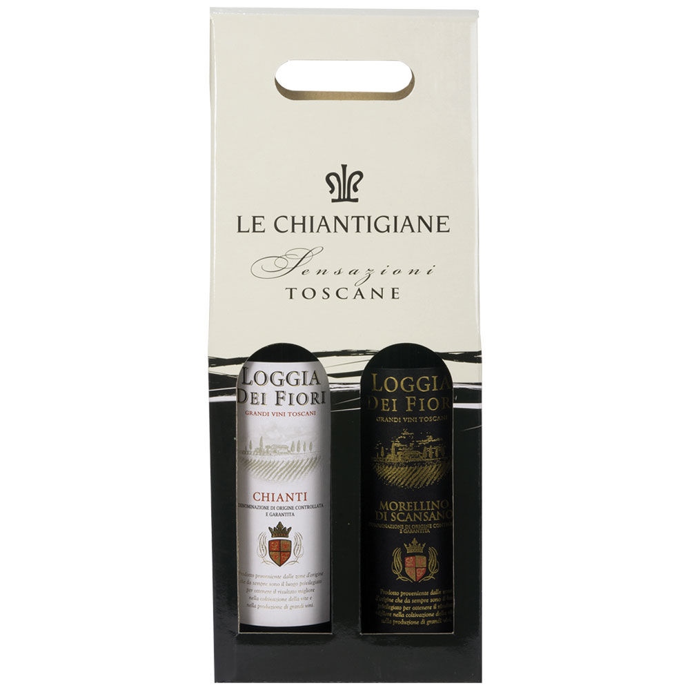Conf 2 bt vini docg loggi a fiori