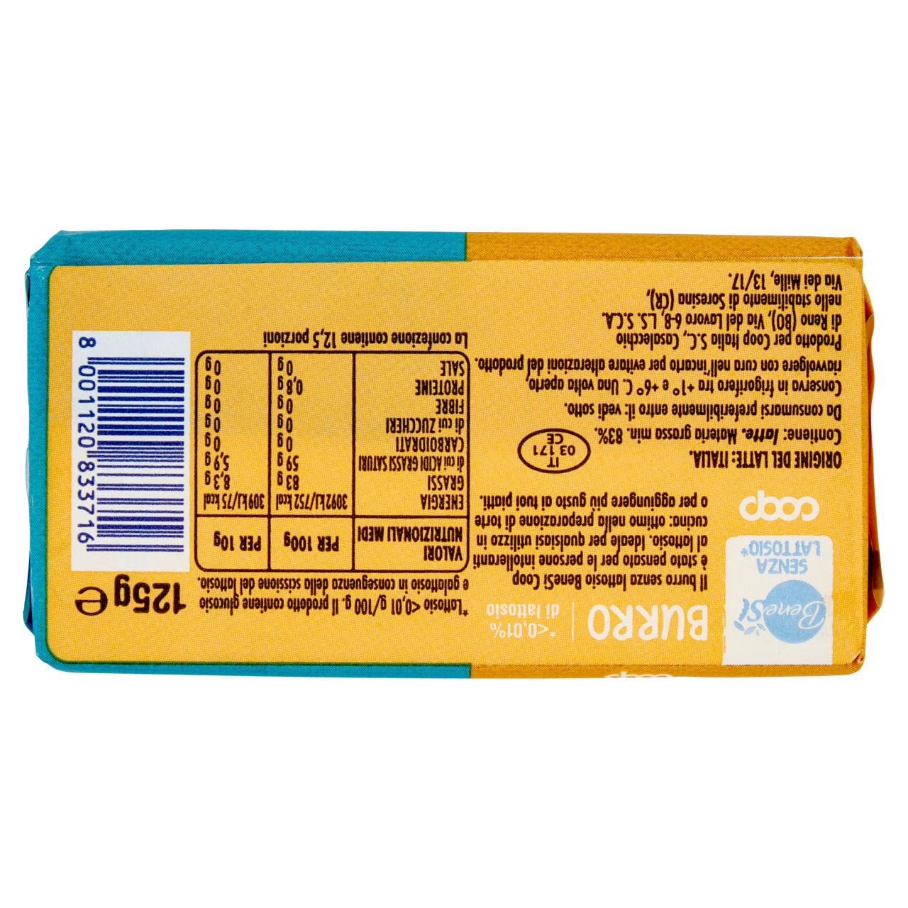 Burro senza lattosio 125 gr - Immagine 11