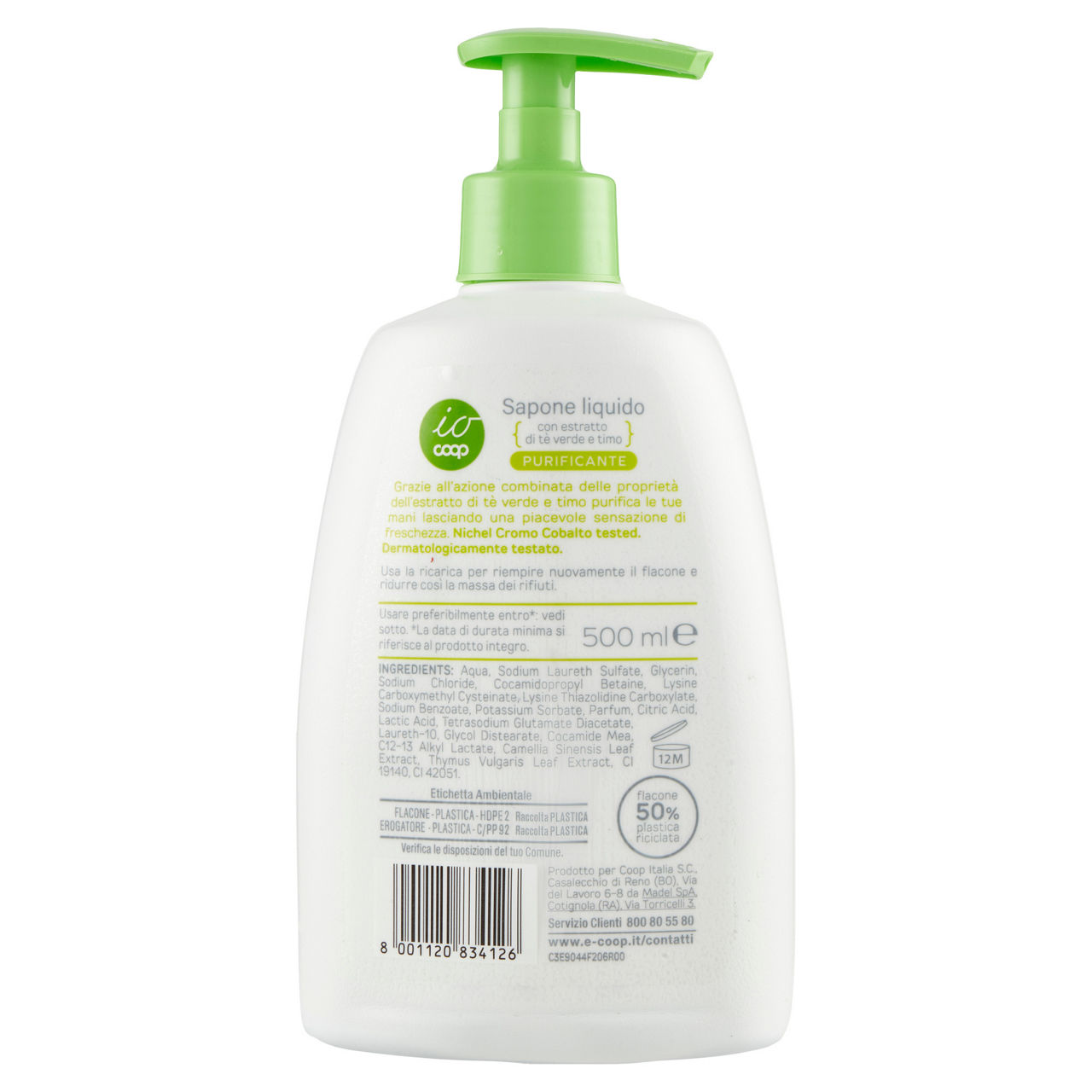 SAPONE LIQUIDO IO COOP PURIFICANTE ML 500 - Immagine 41