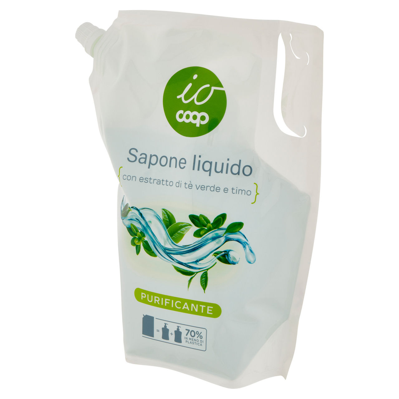 Ricarica sapone liquido io coop purificante l 1 - Immagine 11