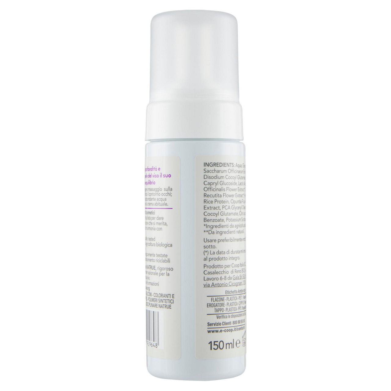 Mousse detergente delicata pelli sensibili vivi verde 150 ml - Immagine 31