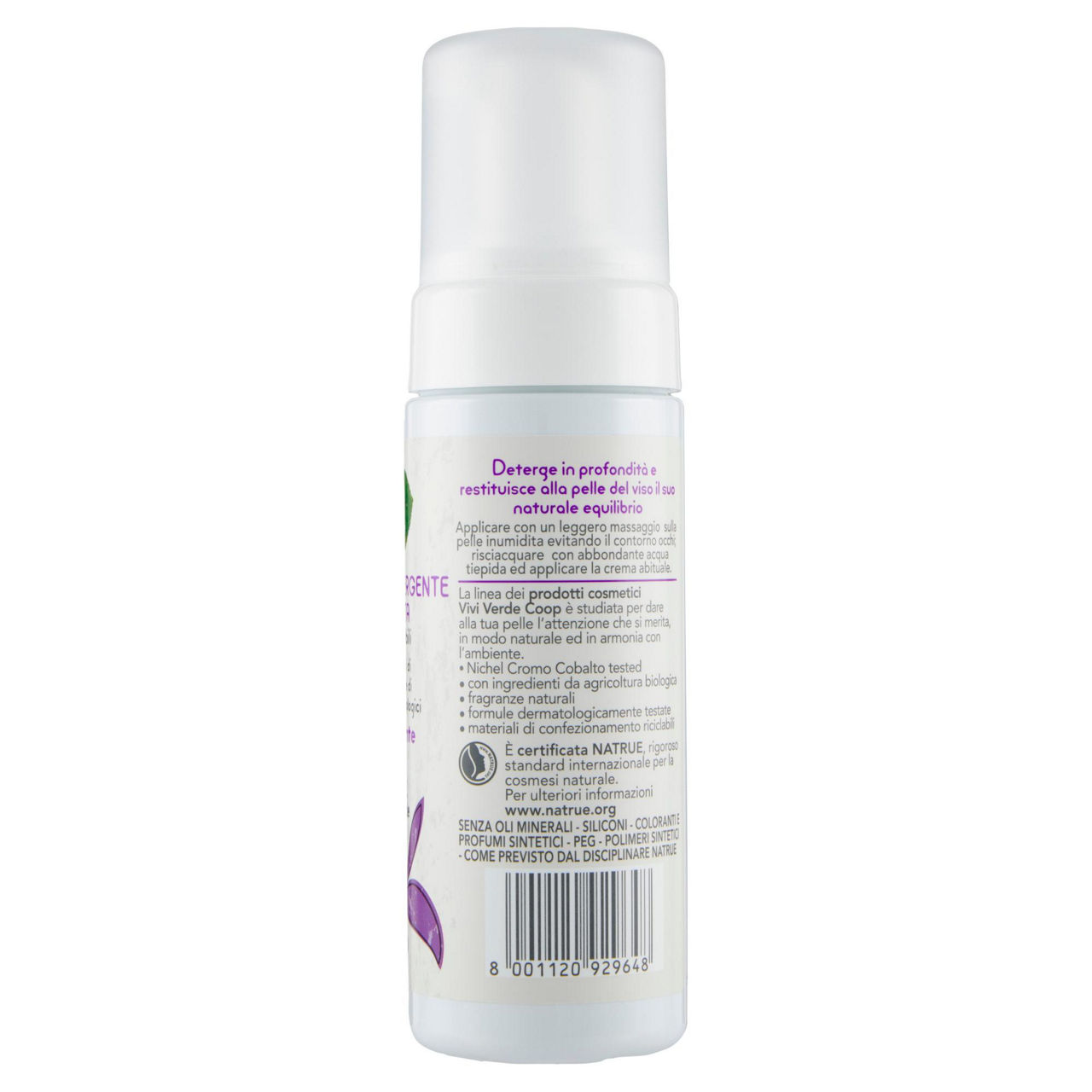 Mousse detergente delicata pelli sensibili vivi verde 150 ml - Immagine 41
