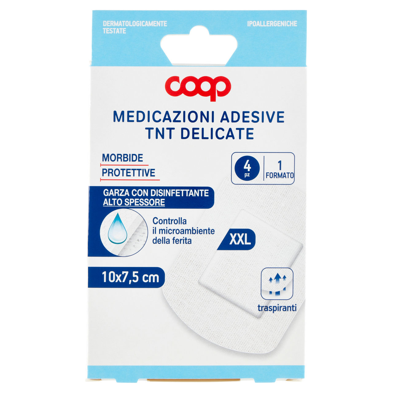 Medicazioni adesive coop tnt delicate 4 pz - Immagine 01