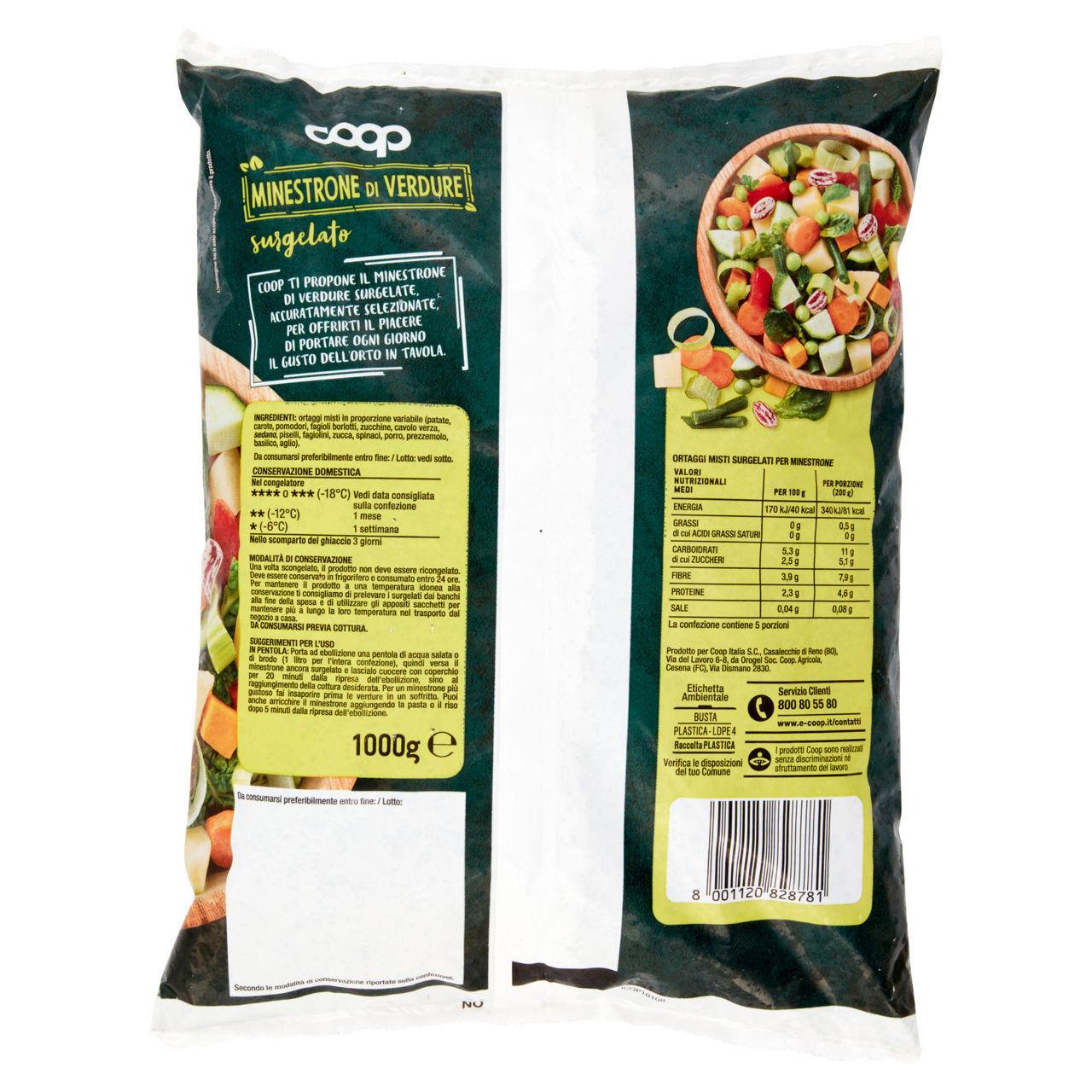 Minestrone di verdure surgelato 1 kg - Immagine 61