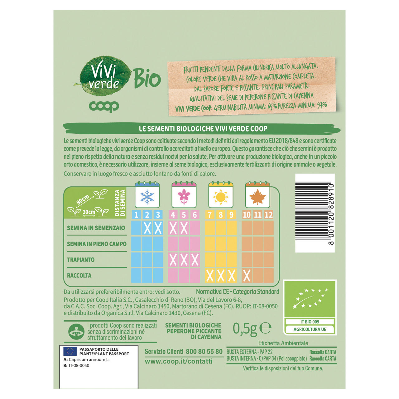 Sementi peperoncino di Cayenna bio 0,5 gr - Immagine 11