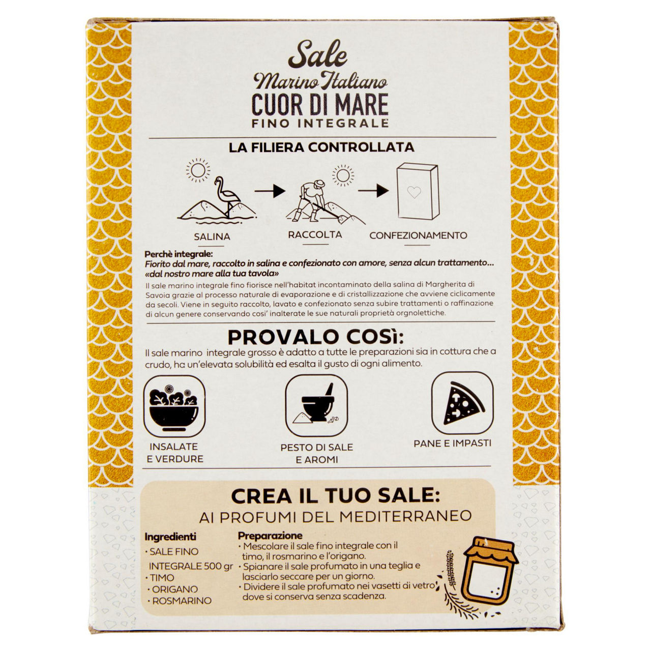 Sale marino integrale fino 100% ita cuore di mare scatola kg.1 - Immagine 21