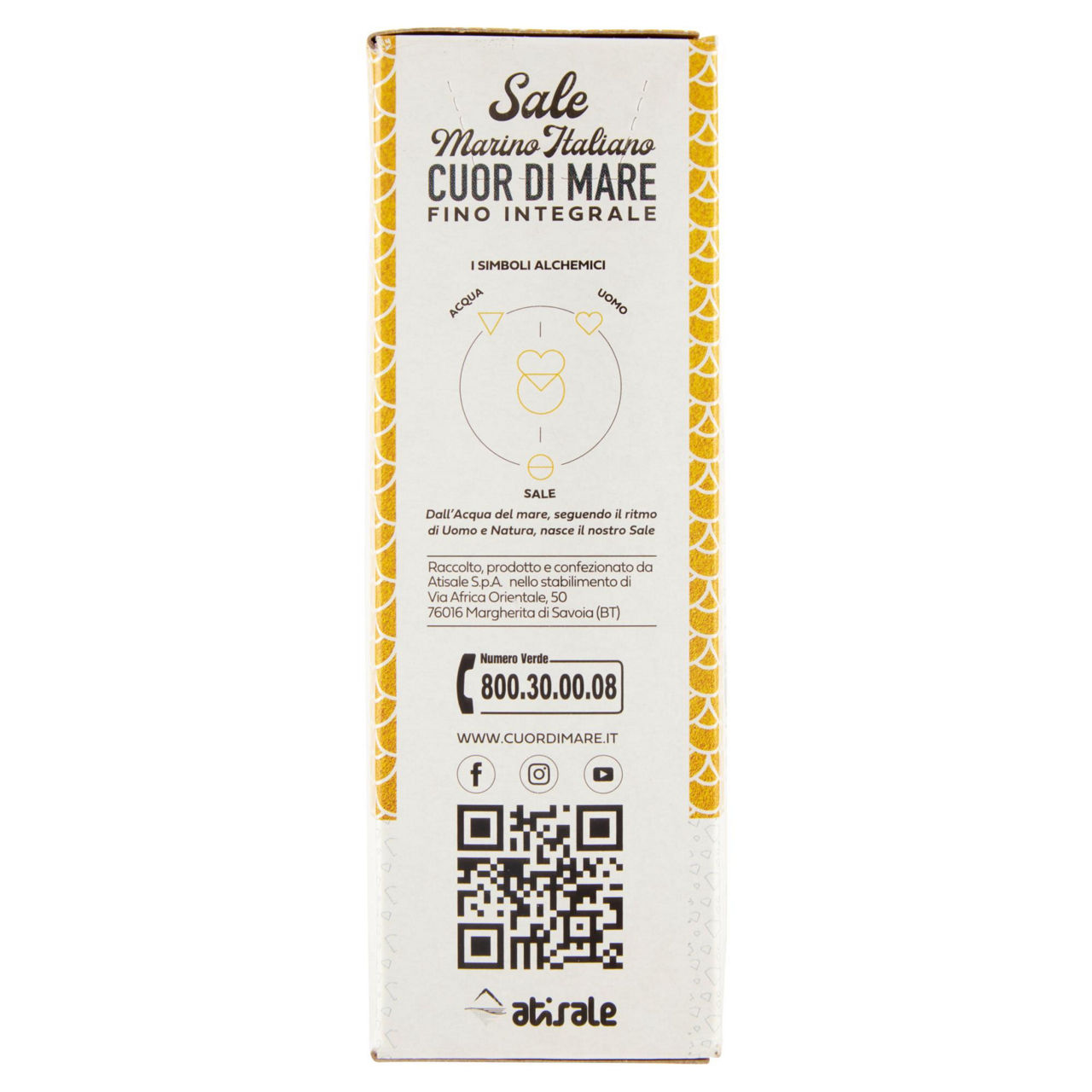 Sale marino integrale fino 100% ita cuore di mare scatola kg.1 - Immagine 11