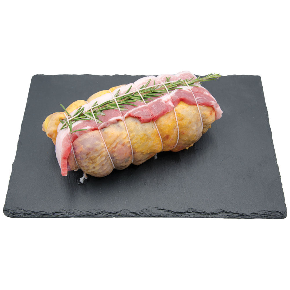 Arrosto di faraona con noci e radicchio - Immagine 01