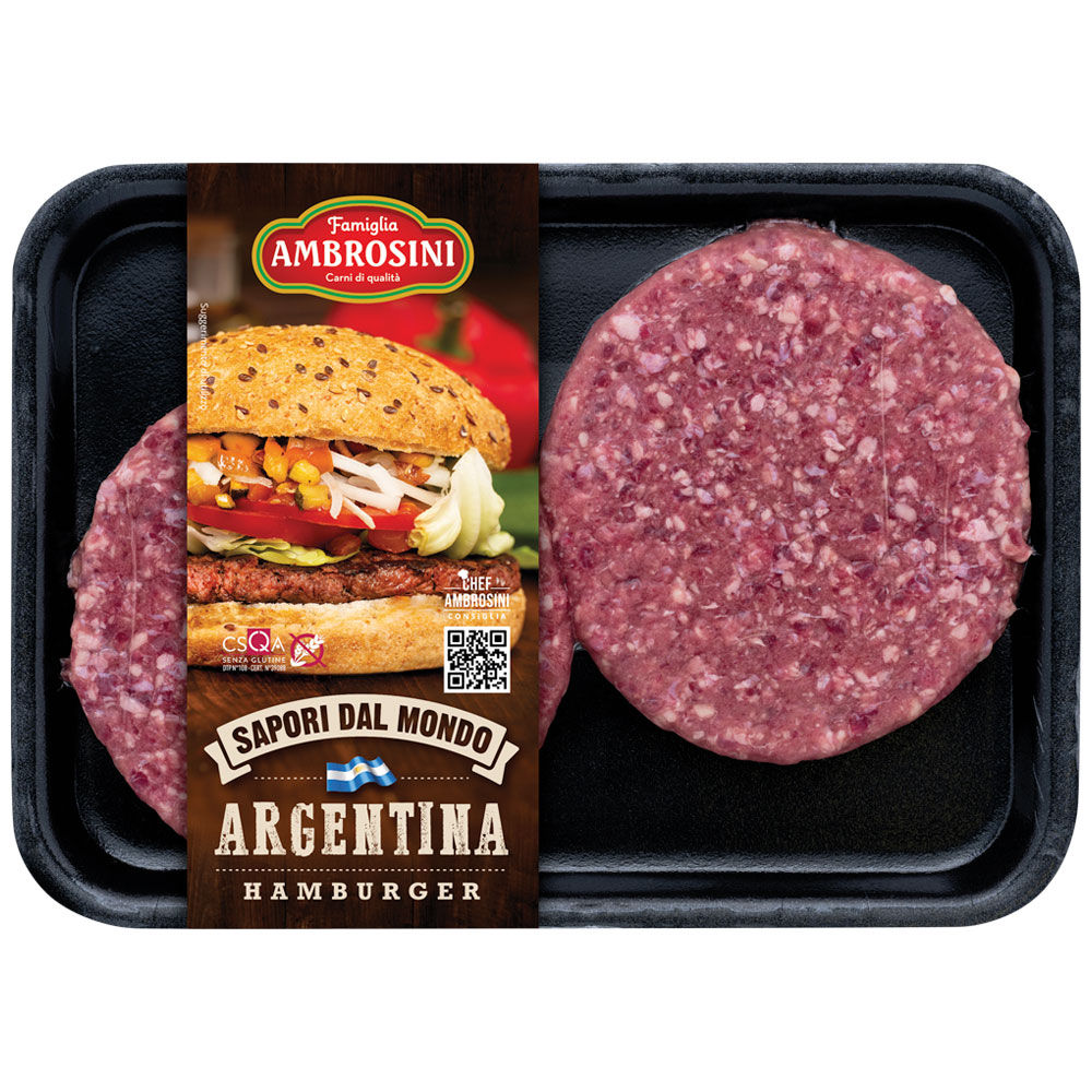 Hamburger di bovino adulto Argentino 2 pz 280 gr - Immagine 01