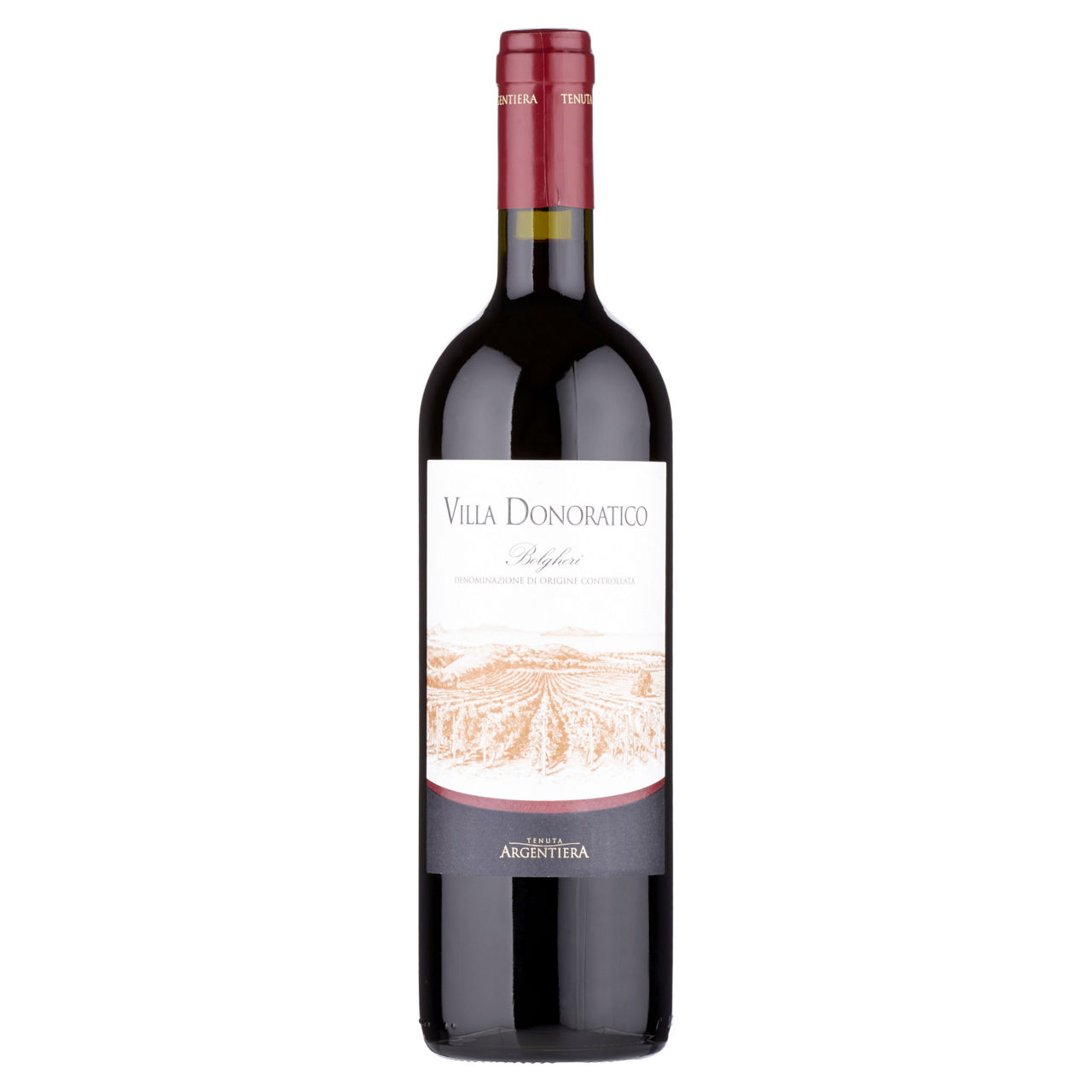 Vino rosso Bolgheri DOC Villa Donoratico Tenuta Argentiero 750 ml - Immagine 01
