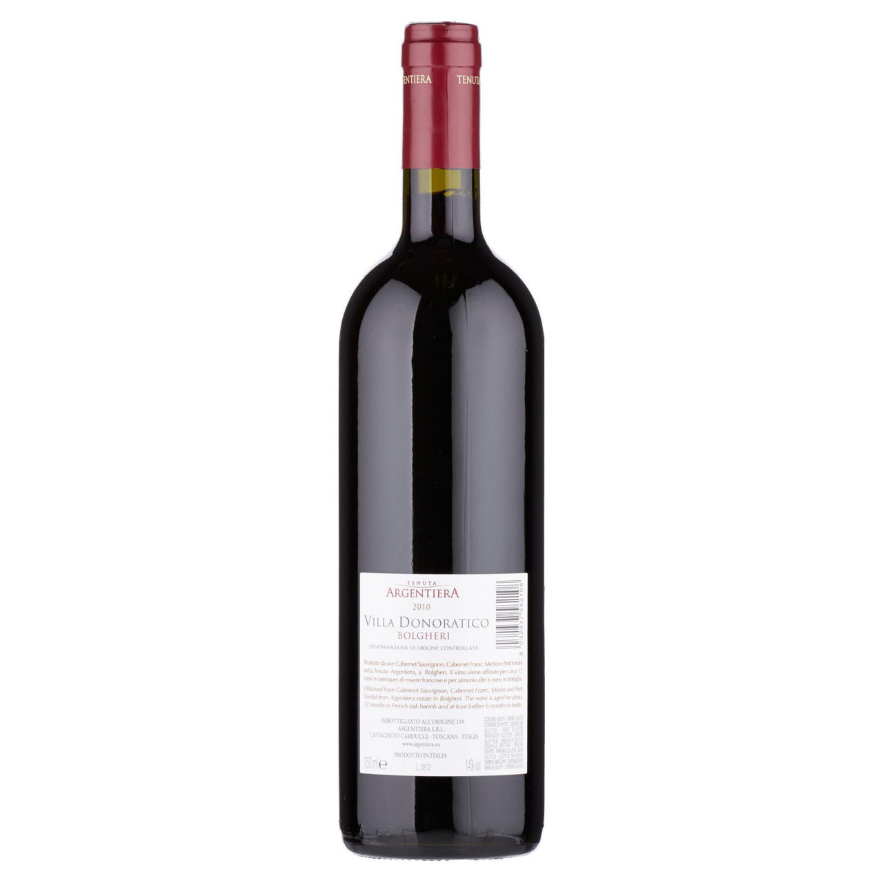 Vino rosso Bolgheri DOC Villa Donoratico Tenuta Argentiero 750 ml - Immagine 41