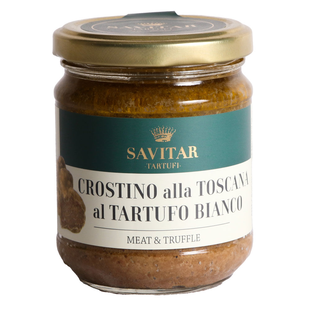 Crostino alla Toscana con tartufo bianco 170 gr - Immagine 01