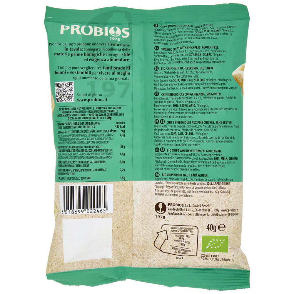 Chips di ceci senza glutine bio 40 gr - Immagine 31