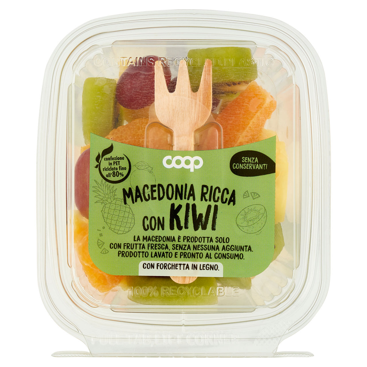 Macedonia ricca con kiwi 250 gr