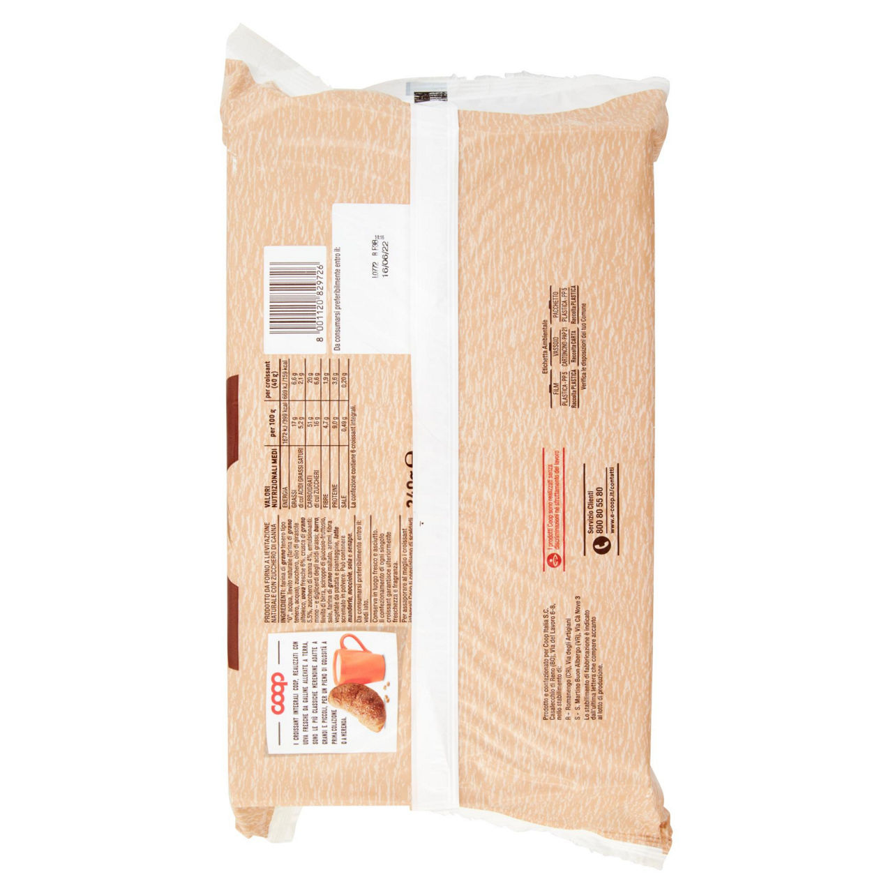 Croissant integrali 6 pz 240 gr - Immagine 31