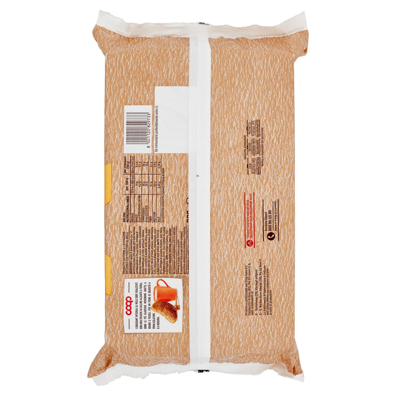 Croissant integrali al miele 6 pz 300 gr - Immagine 61