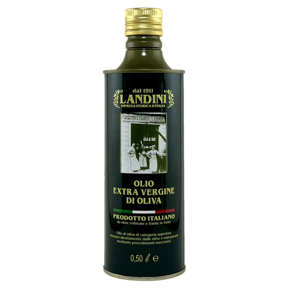 Oio extra vergine di oliva 100% Italiano in latta cilindrica 500 ml