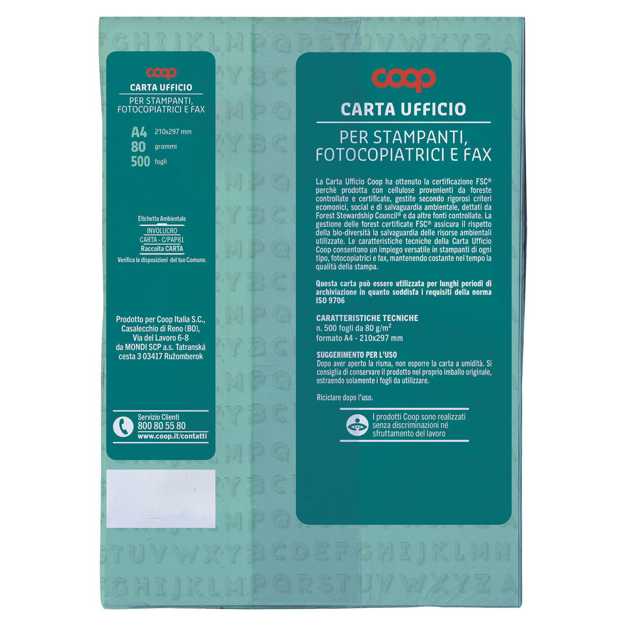 Risma a4 fsc 80 gr 500 fogli - Immagine 11