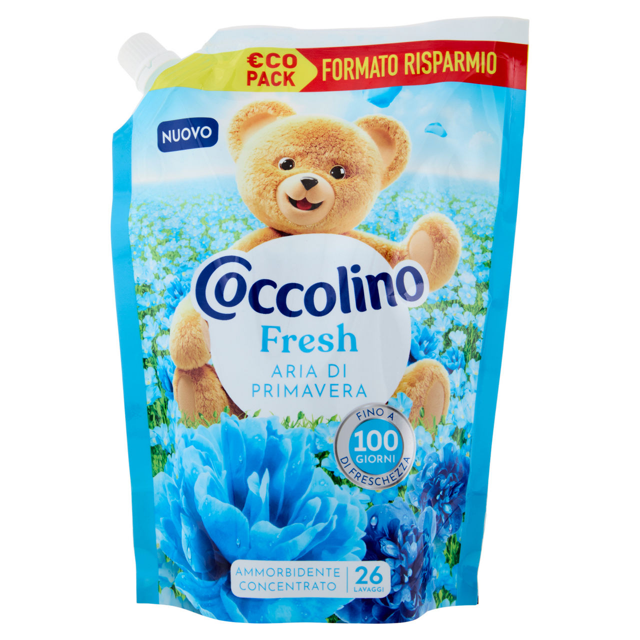 Ammorbidente concentrato aria di primavera ecoricarica 600 ml - Immagine 01