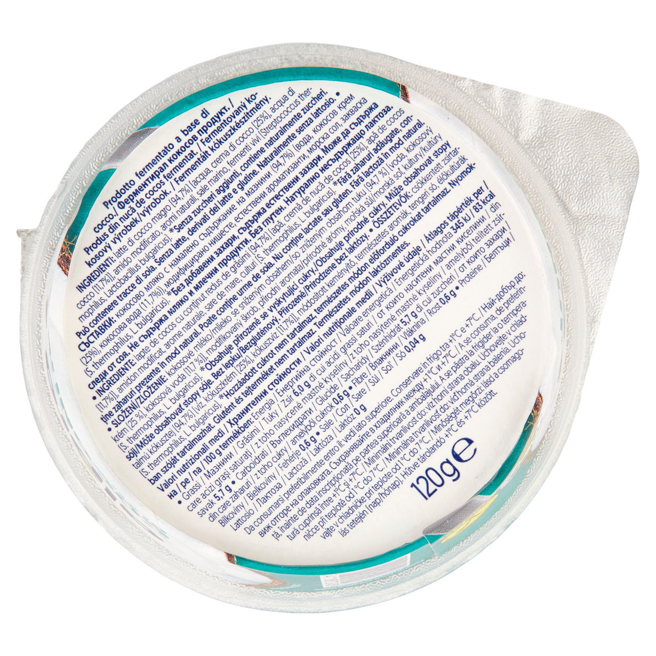 Yogurt vegetale cocco 120 gr - Immagine 41