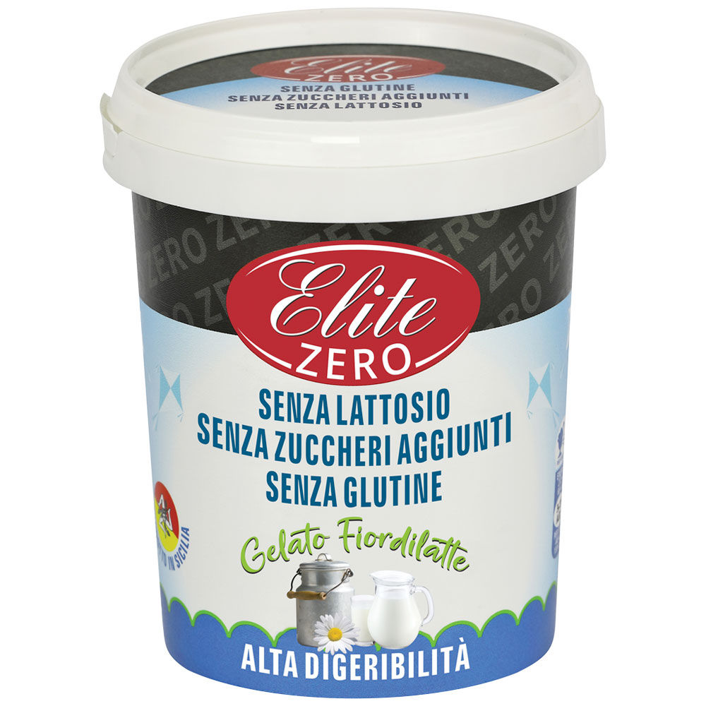 Gelato fiordilatte senza glutine e senza lattosio 250 gr