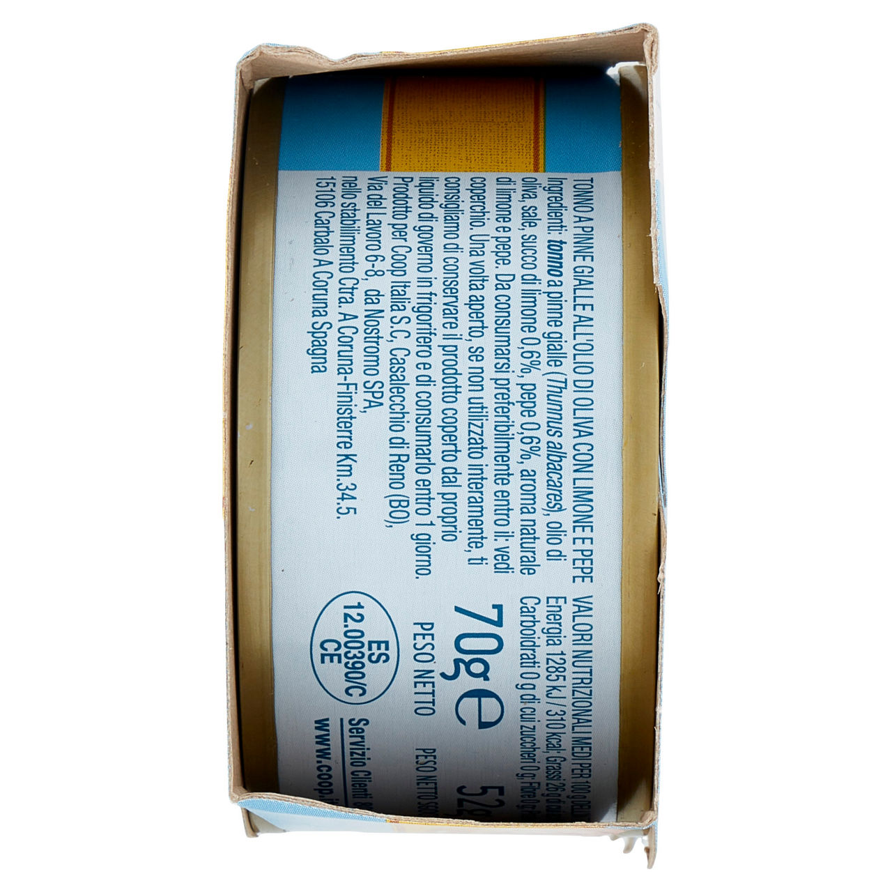 Tonno aromatizzato con limone e pepe lattina coop lattina g 70x3 - Immagine 11