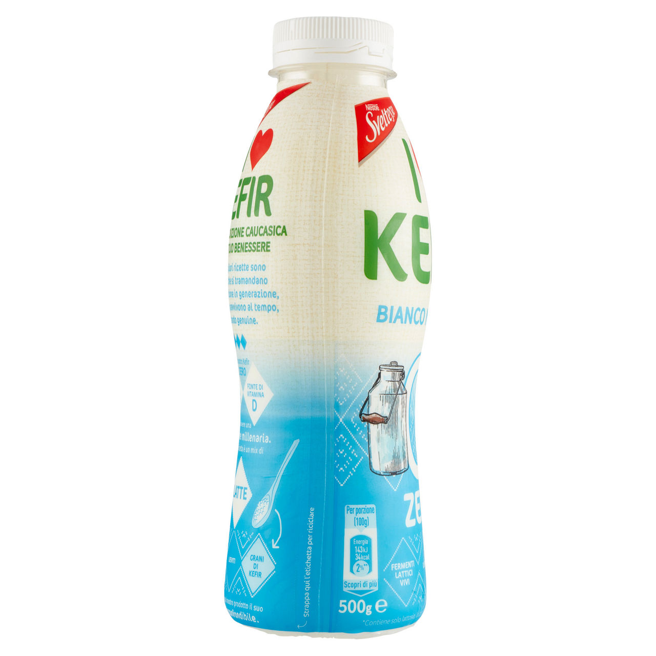 Kefir da bere bianco naturale zero grassi 500 gr - Immagine 51