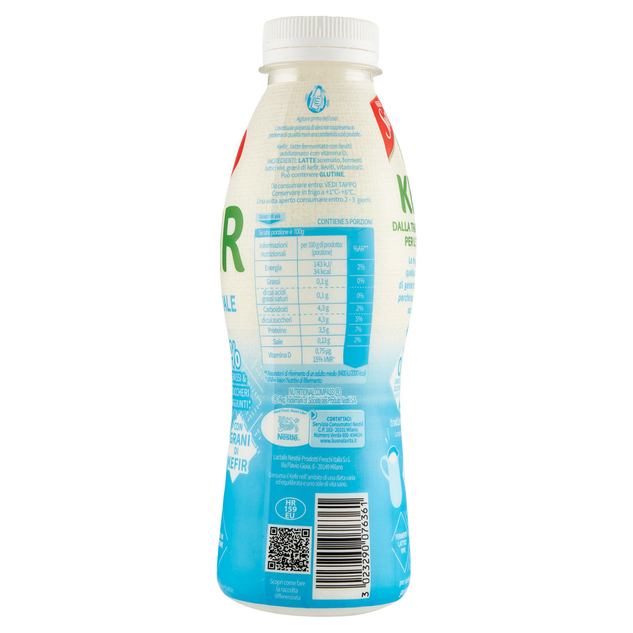 Kefir da bere bianco naturale zero grassi 500 gr - Immagine 41