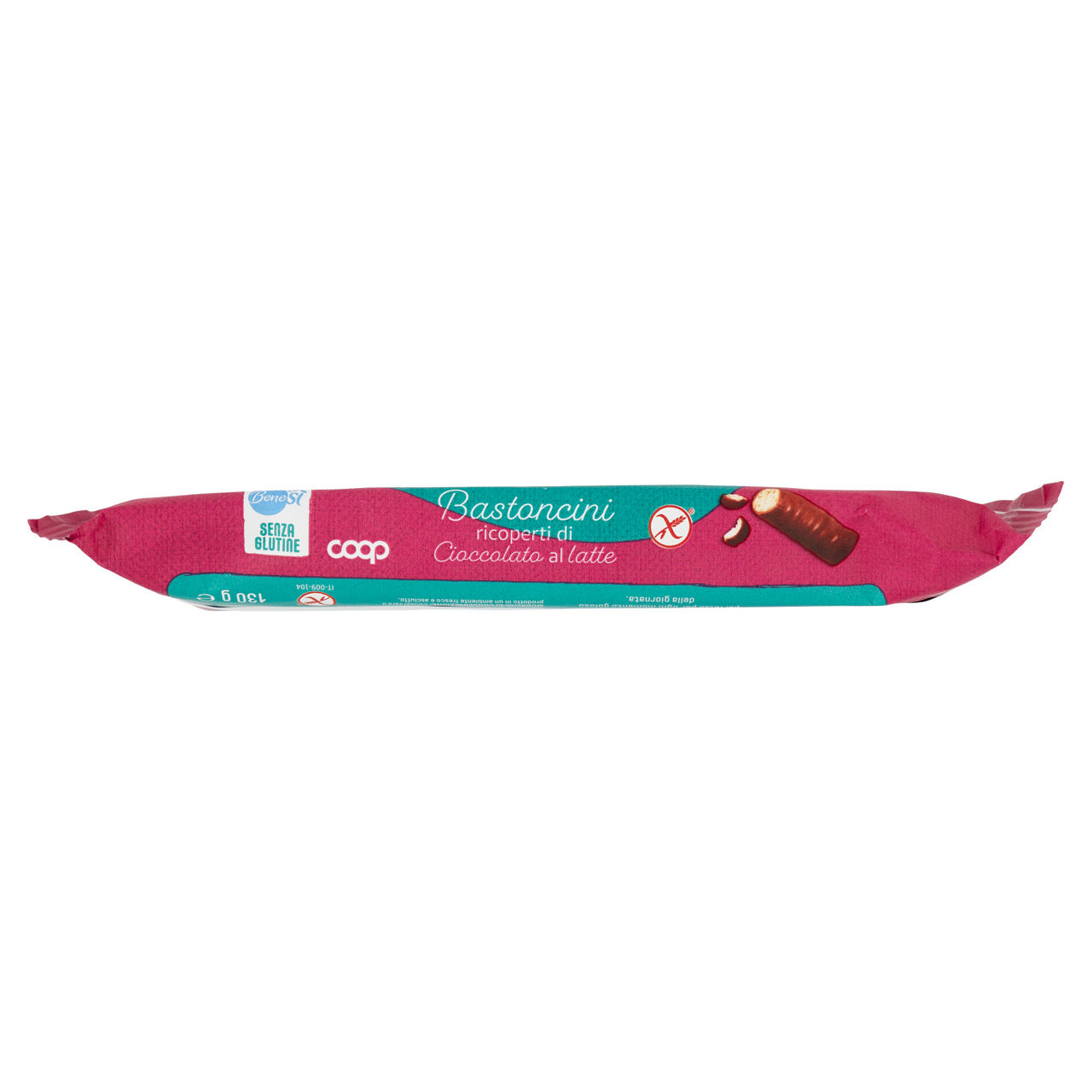 Bastoncini ricoperti di cioccolato a latte senza glutine bio bene si' coop  g130 - Immagine 11