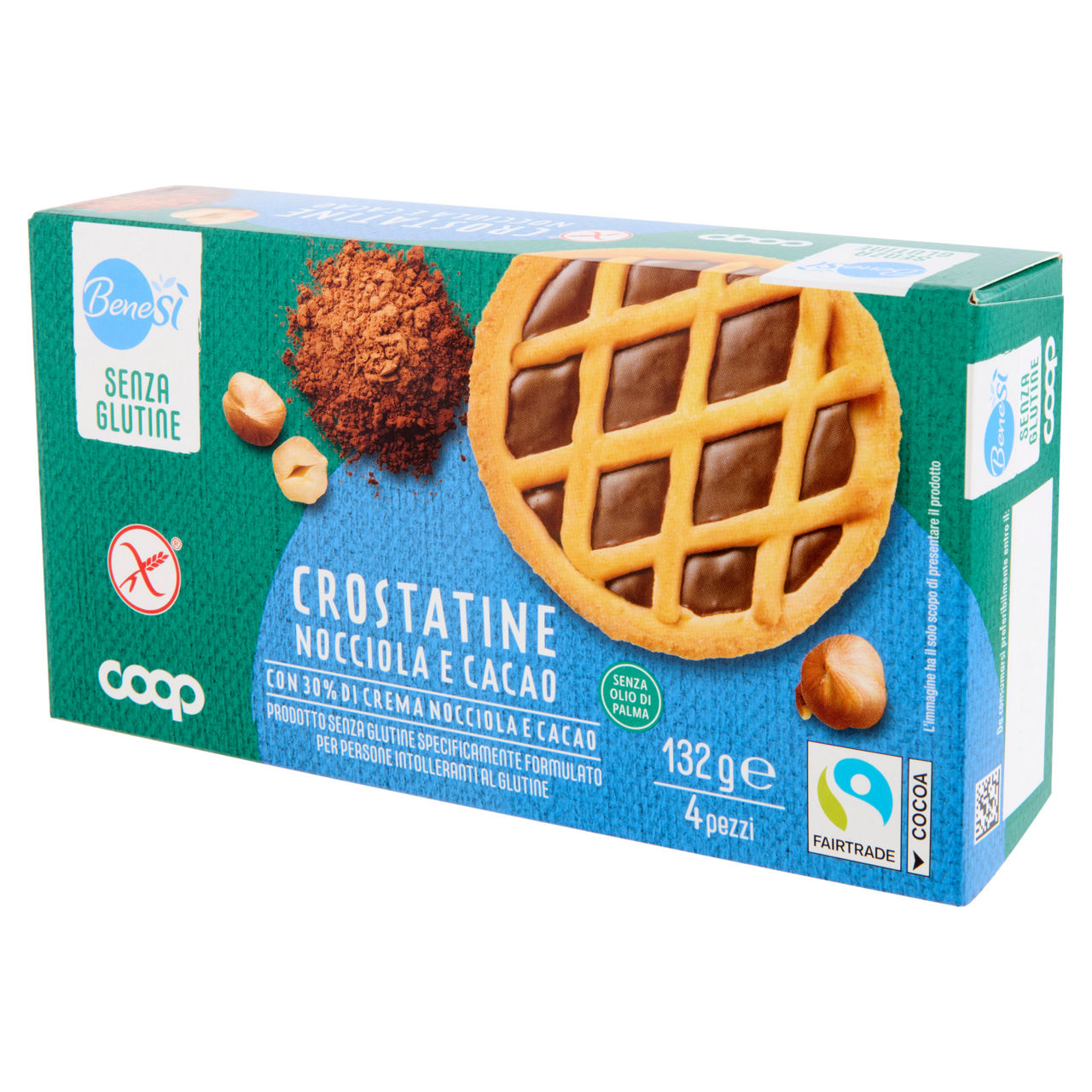 Crostatine senza glutine nocciola e cacao bene si' coop g 132 (g4 x 33) - Immagine 41
