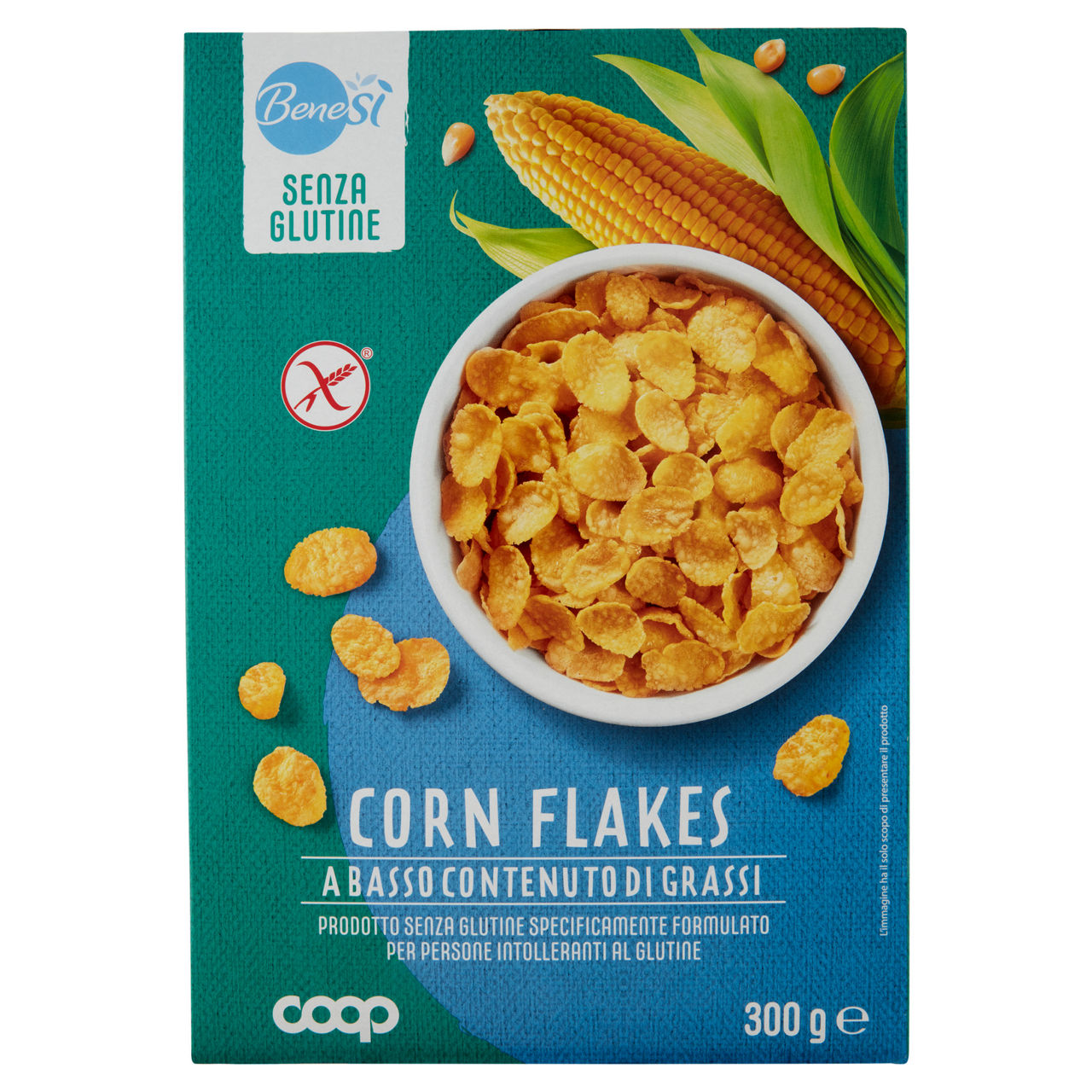 Corn flakes senza glutine bene si' coop g 300 - Immagine 01