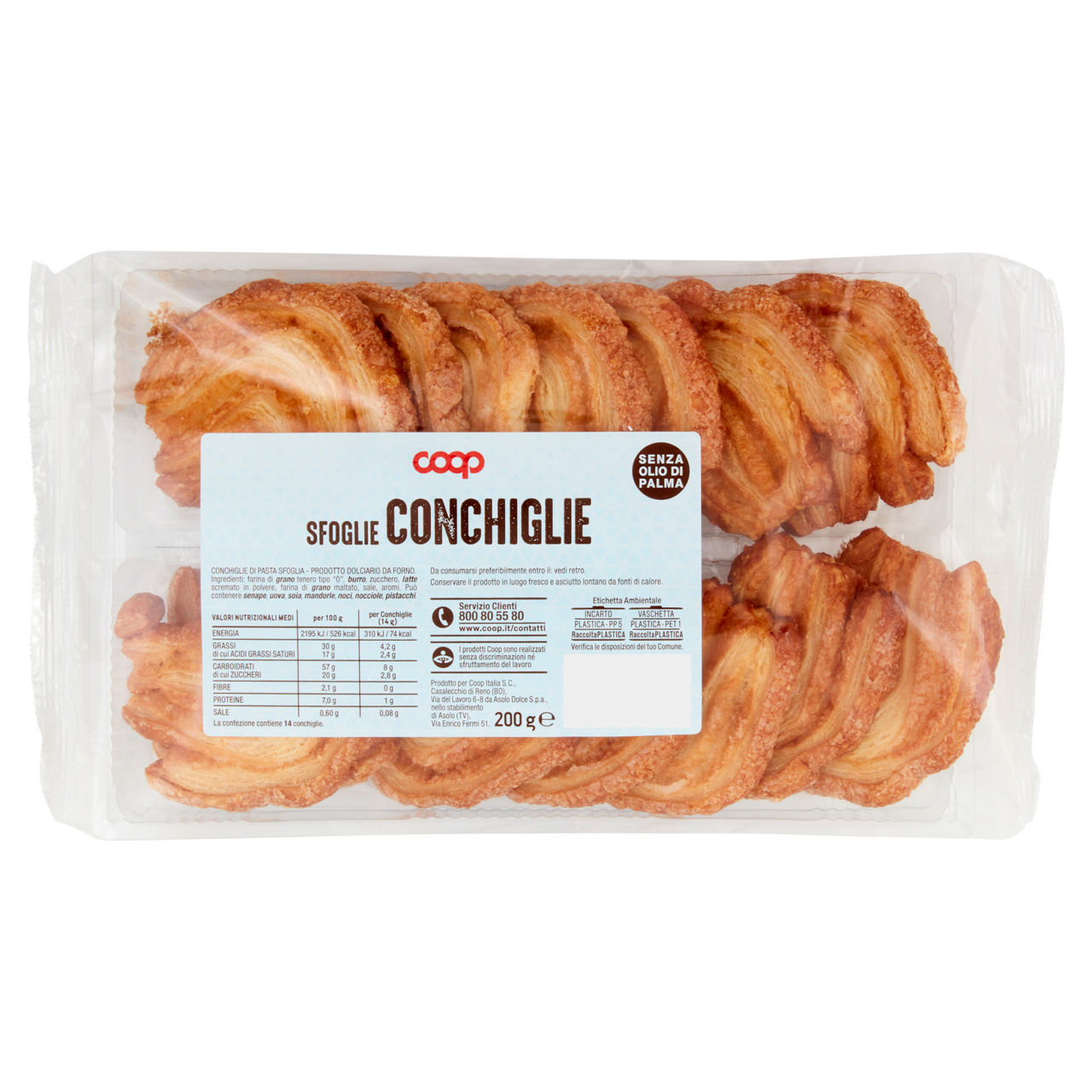 Sfoglie conchiglie 200 gr - Immagine 01