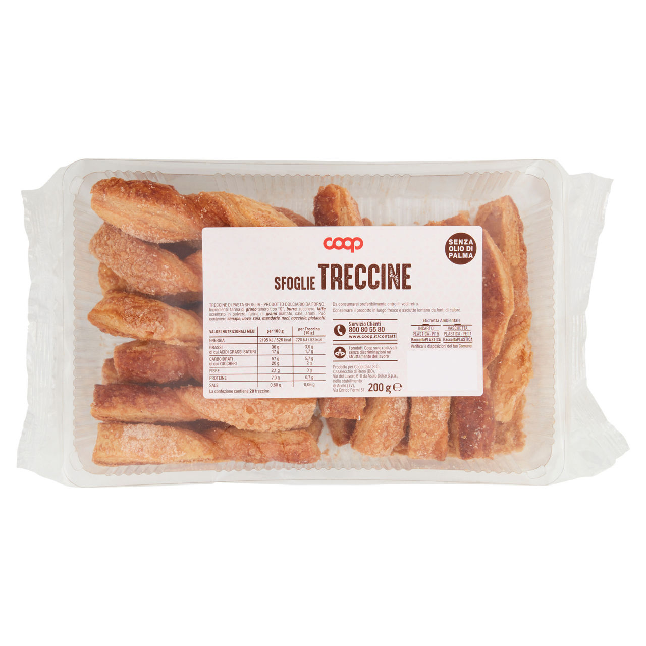 Sfoglie treccine 200 gr - Immagine 01