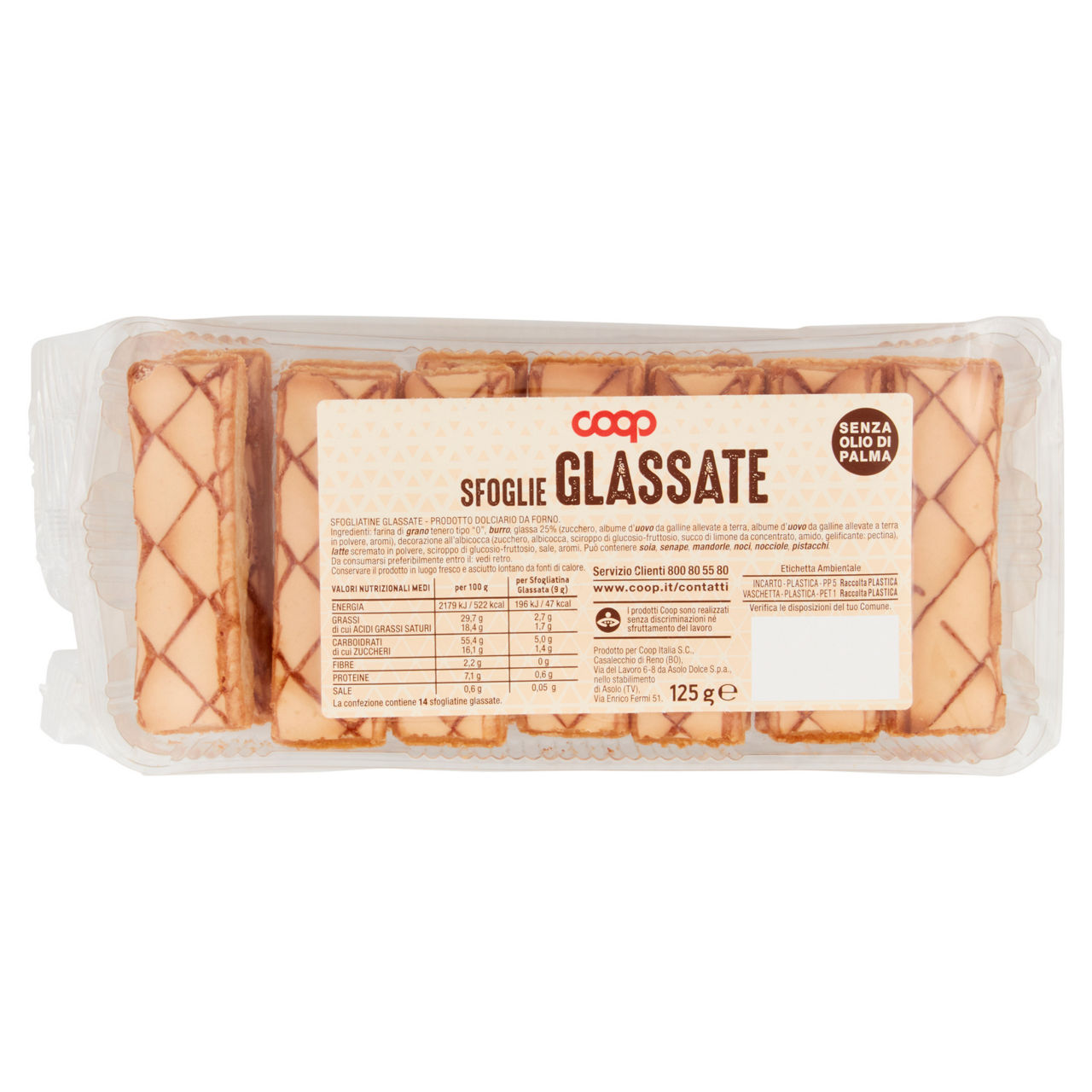 Sfoglie glassate 125 gr - Immagine 01