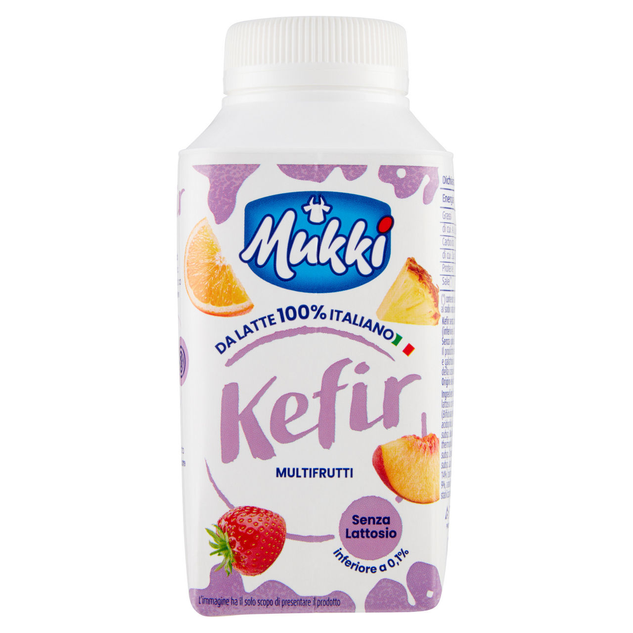Kefir multifrutti senza lattosio 250 ml - Immagine 01