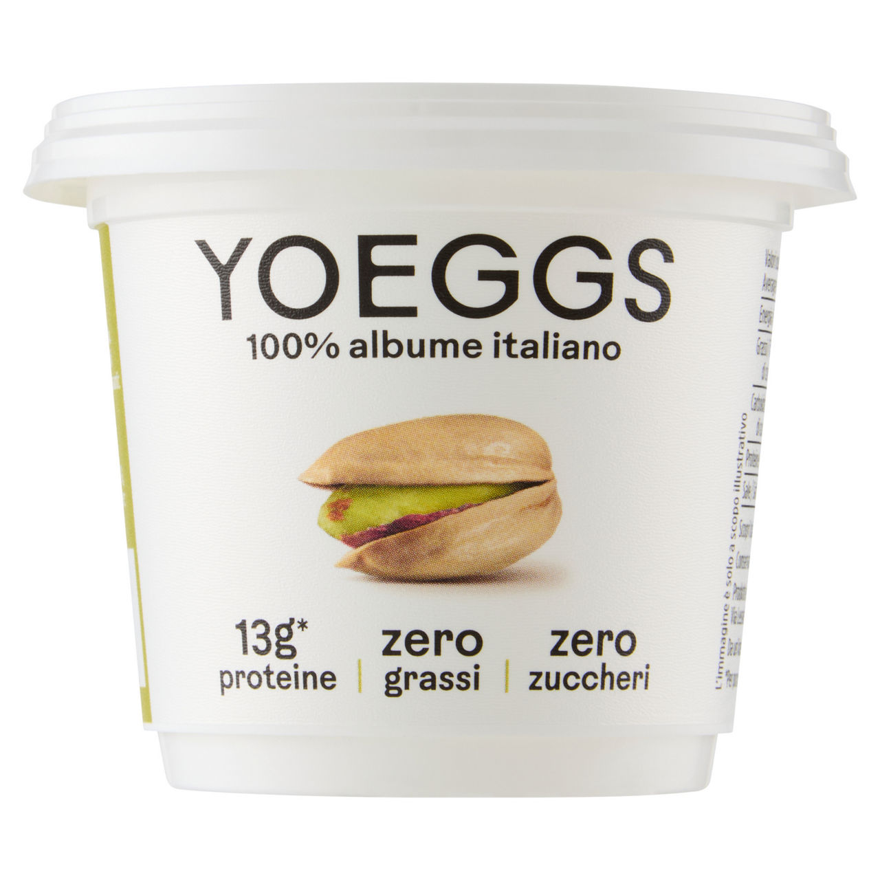 Yogurt di albume gusto pistacchio 125 gr - Immagine 01
